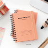 Peach coral - Daily Archive Spiral Essay Notebook Planner