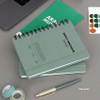 Sage green - Daily Archive Spiral Essay Notebook Planner