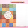 Pattern sheep - The Simple Time Frame A5 Lined Notebook (Face)