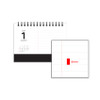 Memo - 2024 Beginning Simple Small Standing Flip Desk Calendar