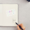 Good luck sticker - 2024 Table Talk A5 Hardcover Dated Weekly Planner