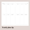 Yearly plan - 2024 Daily Log Small Dated Weekly Diary Planner