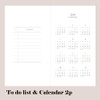 To do list and calendar - 2024 Daily Log Small Dated Weekly Diary Planner