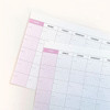 A5 Undated Monthly Desk Planner Paper Refills