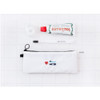 White - 2NUL Daily Toothbrush Slim Zipper Pouch