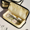 Large main compartment - After The Rain On The Table Line Zipper Pencil Case Pouch