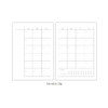 monthly plan - Meri Film Portugal Undated Monthly Diary Planner 