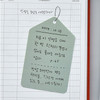 Green canvas - Plepic Collector Label Sticky Memo Notepads