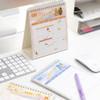 2024 Watercolor Care Bears Monthly Standing Desk Calendar