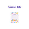 Personal data - Card Bears 6-Ring Hardcover A5 Undated Diary