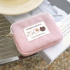Cozy pink - Natural Soft Small Zipper Pouch