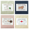 Label of Natural Soft Small Zipper Pouch