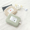Natural Soft Small Zipper Pouch