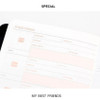 Special My Best Friends - 2NUL Second Undated Weekly Diary Planner