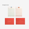 09 apple clover - Dailylike My Buddy Daily Letter and Envelope Set 09-12