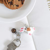 Usage example of Dailylike Cookie Bunny Daily Keyring Keychain