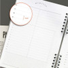 7mm line spacing - ICONIC Daily A5 Work Log Undated Daily Planner
