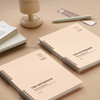 Light Peach - ICONIC Compact Math Exercise A5 Wire-Bound Notebook