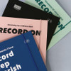 elastic band closure - ICONIC Record On A5 Hardcover 6-Ring Binder Cover