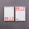 Red - Ardium 24/7 Challenge Medium Lined Notebook