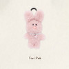 tori pink - ROMANE Brunch Brother Plush Boucle Keyring