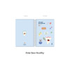 polar bear healthy - ROMANE Brunch Brother B5 PP Cover Lined Grid Notebook