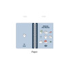 peper - ROMANE Brunch Brother B6 PP Cover Lined Blank Notebook