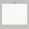 Weekly - Sequence To Sequence 6 months Dateless Weekly Planner