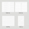 Contents - Sequence To Sequence 6 months Dateless Weekly Planner
