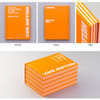 orange - Ardium Hellow Hardcover Blank Notebook