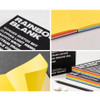 detail of Ardium Rainbow Hardcover Dateless Monthly Planner Notebook