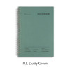 02 dusty green - Dash And Dot 146 Days A5 Undated Daily Planner Scheduler