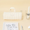 cream - Antenna Shop Table Talk Padding Zipper Pen Pouch