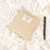 beige - O-Check Refresh Your Mind Small Cotton Zipper Pouch