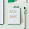 Green - Pop Up Standing To Do List Daily Sticky Notes