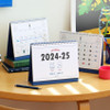 Indigo 2024-2025 Lunar Korean Retro Monthly Desk Calendar