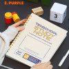 purple - Indigo Tenschool 300 Blank Notebook