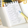 usage example of Iconic Doodle Word Study Notebook