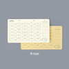 B type - Paperian Keep This Card One Month Goal Tracker