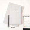 White melange - Notable Memory My Pin Grid Notebook