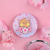 Shooky - BT21 Leather Patch Round Compact Mirror