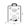 size - Kakao Friends Doodle Doodle A4 Handle Zipper File Folder