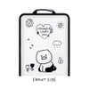 front - Kakao Friends Doodle Doodle A4 Handle Zipper File Folder