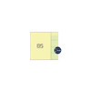 Deli Signature B5 Yellow Lined Note pads Set of 5