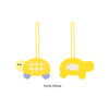 yellow - Romane Turtle Silicone Luggage Bag Nave Tag