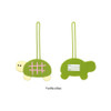 olive - Romane Turtle Silicone Luggage Bag Nave Tag