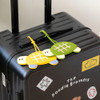 usage example of Romane Turtle Silicone Luggage Bag Nave Tag