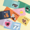usage example of Iconic Friends Mini Assorted Greeting Cards Envelope Set