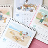 Back pages - Indigo 2024-25 Happy 18 Months Stnading Desk Calendar