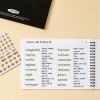 Black - Antenna Shop Extensive A5 Vocabulary Notepad